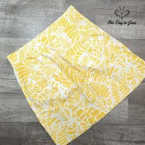 Loft Linen Pull On Skirt Size M